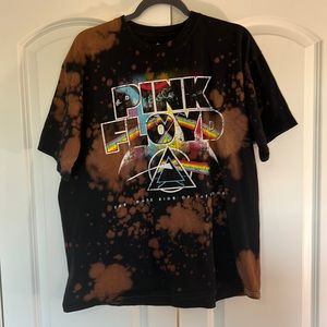 Pink Floyd Vintage-Like Bleach washed tshirt